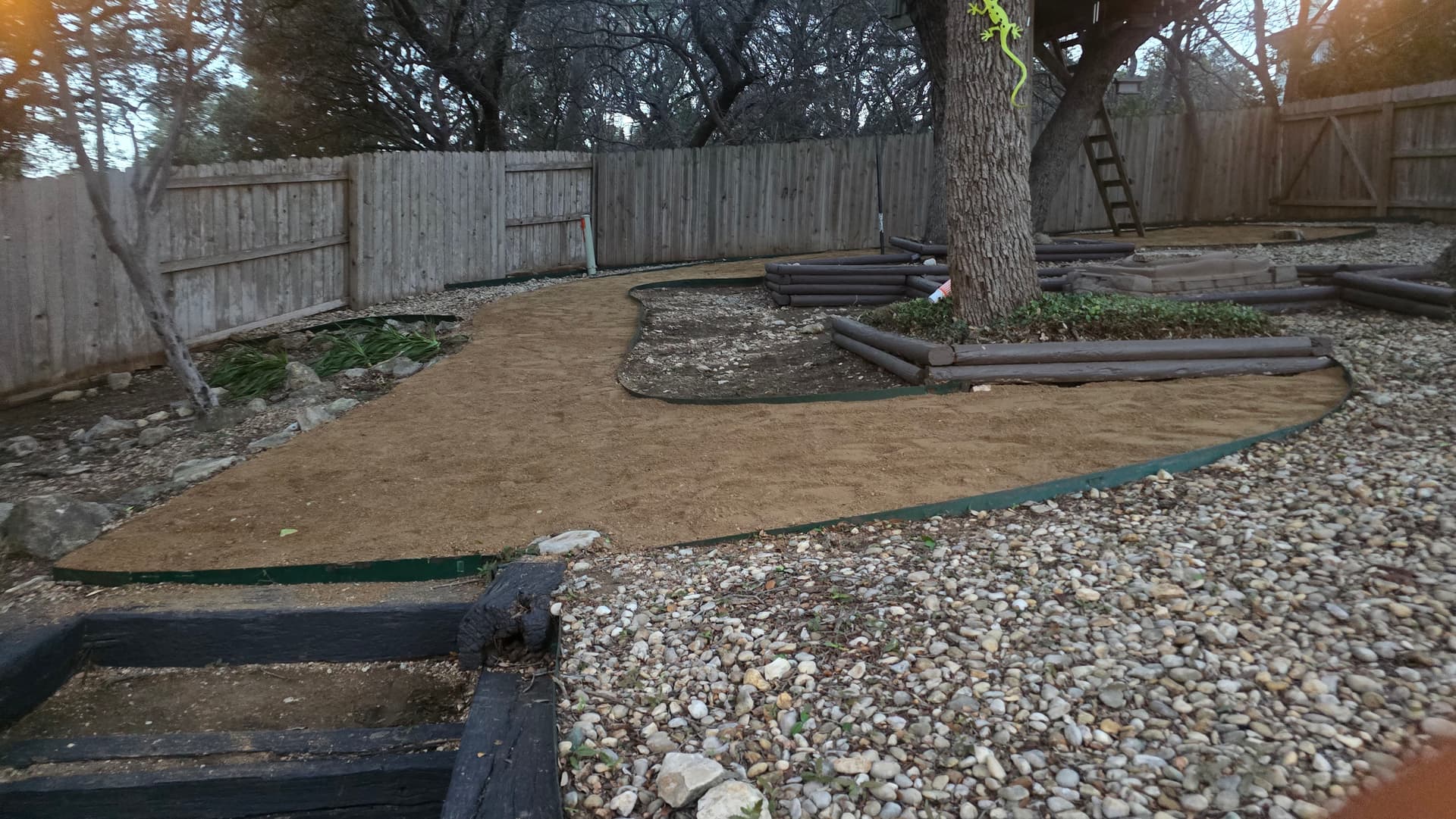 Backyard Hardscape Enhancement with Heavenly Lawn Care
