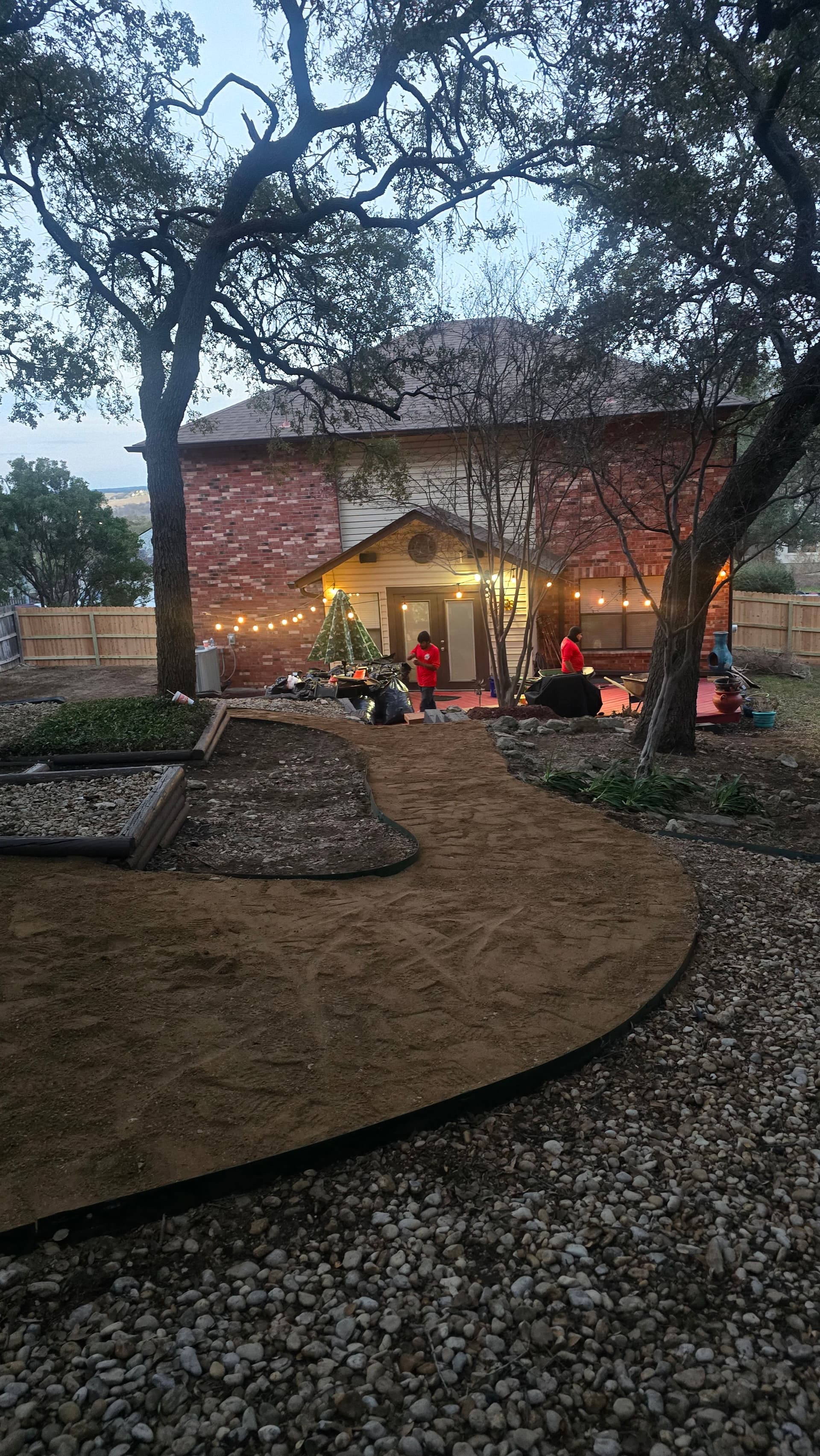 Gallery photos for Backyard Hardscape Enhancement with Heavenly Lawn Care: Image #6