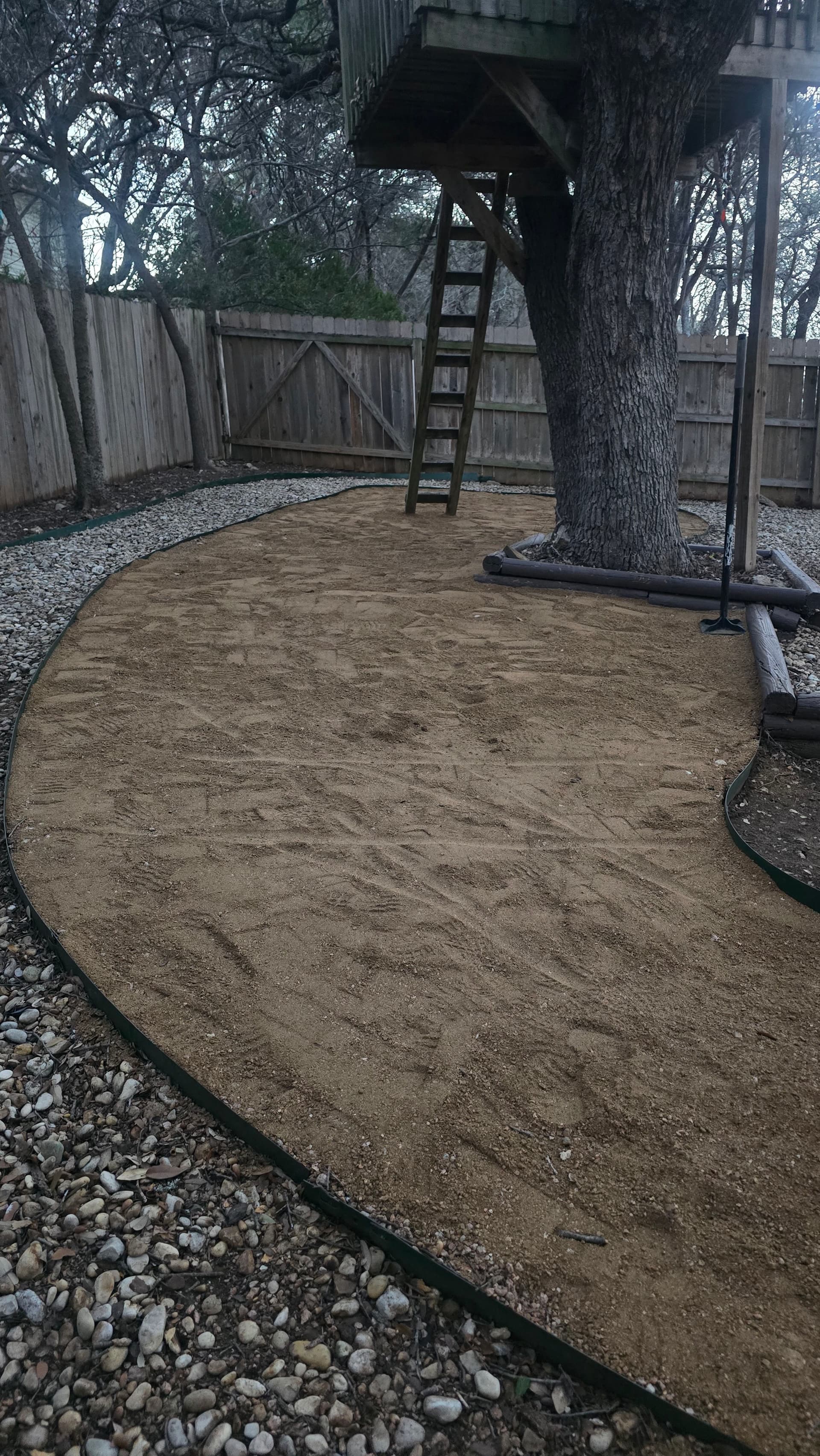 Backyard Hardscape Enhancement with Heavenly Lawn Care