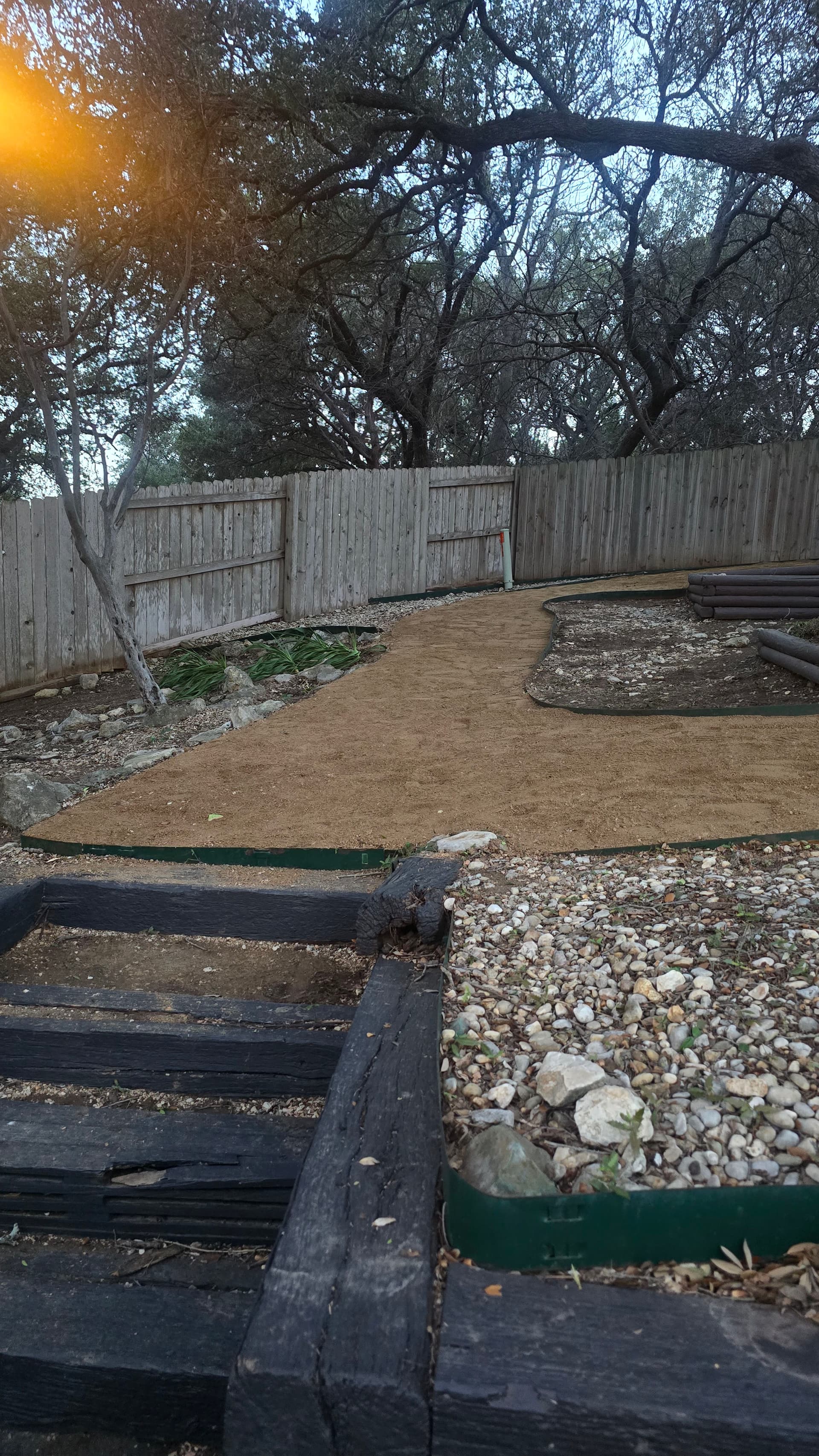 Gallery photos for Backyard Pathway and Landscape Prep: Image #1